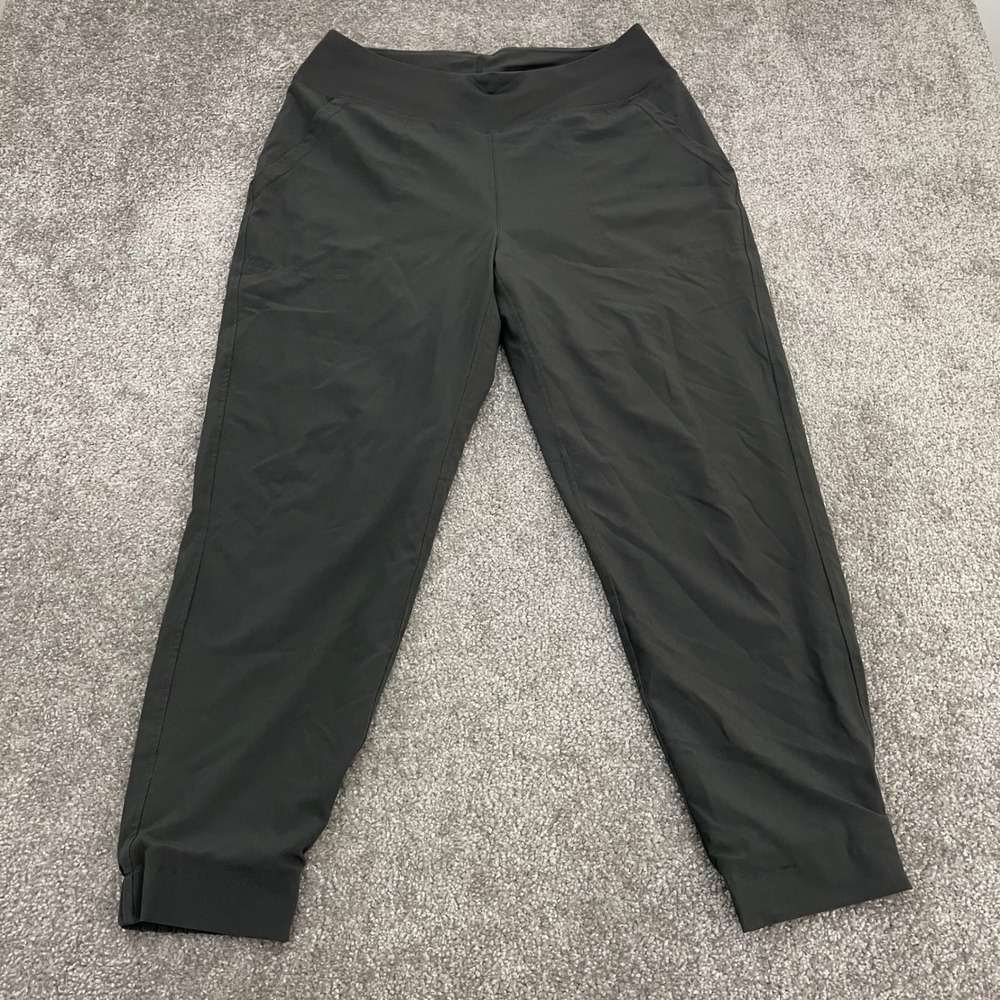 Patagonia Joggers Womens Medium Lined Happy Hike Studio Pants Grey Stretch